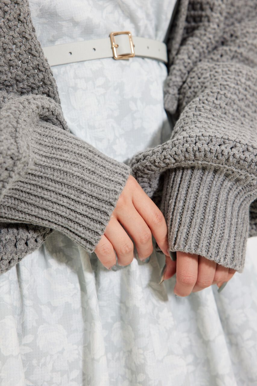 rienda「rough Knitカーディガン」|カーディガン|