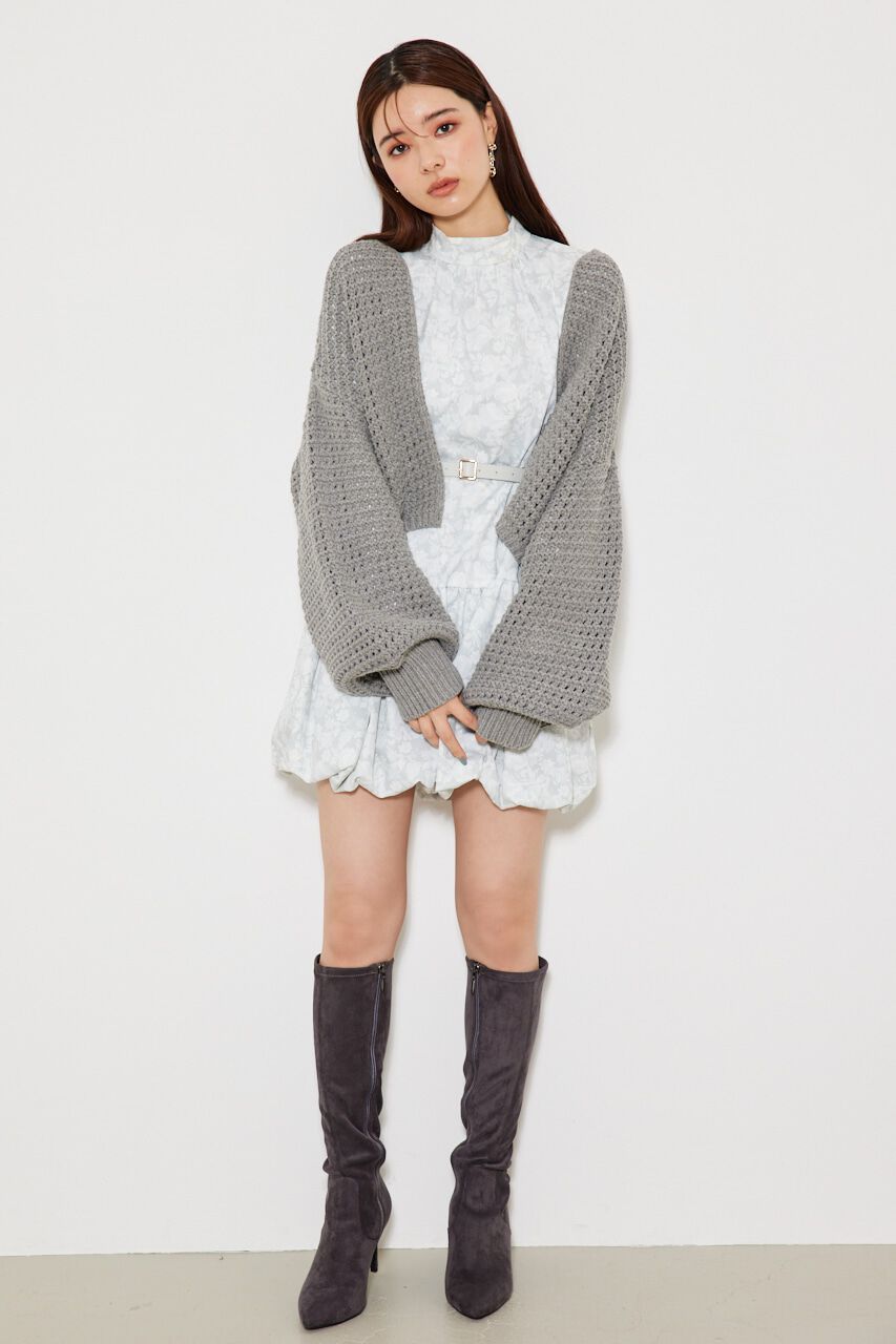 rienda「rough Knitカーディガン」|カーディガン|