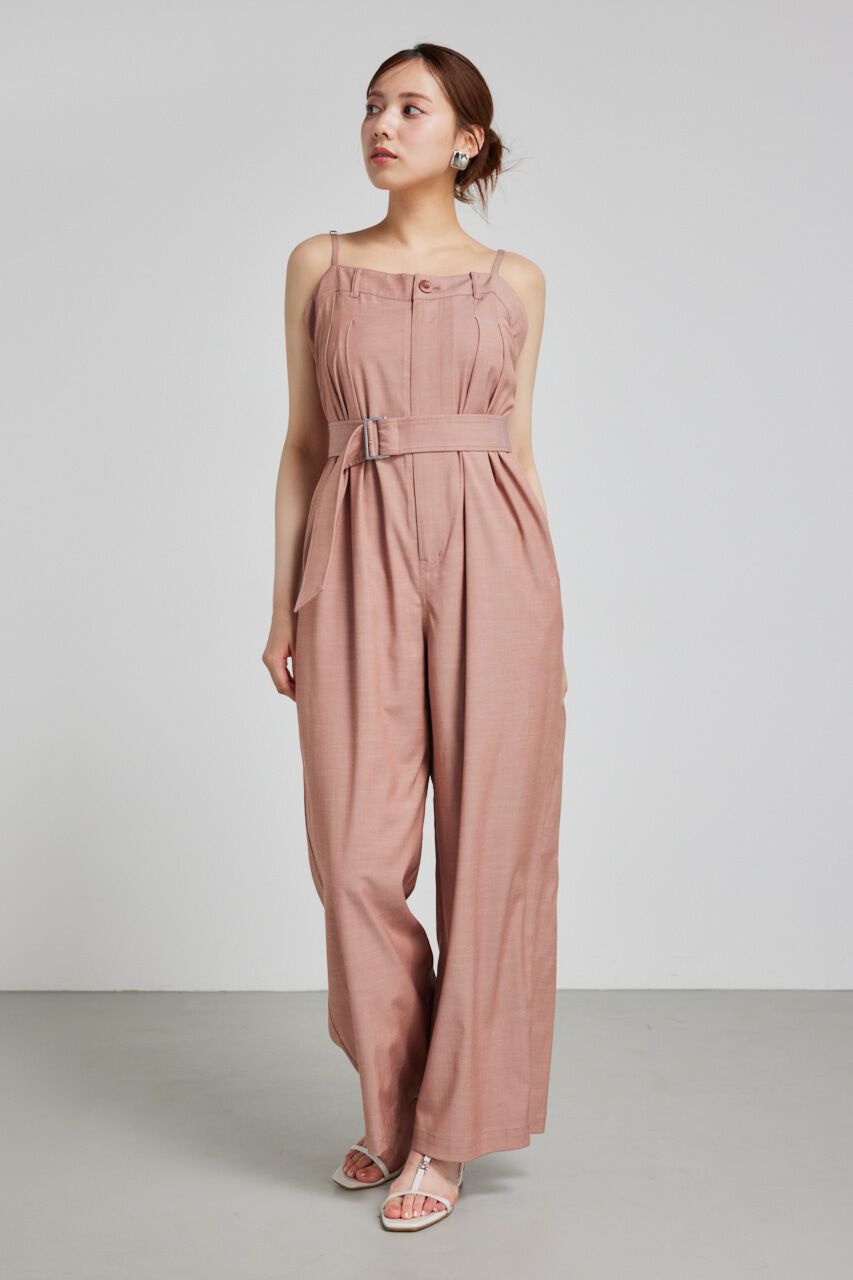 rienda「タックベアストレートロンパース」|その他|