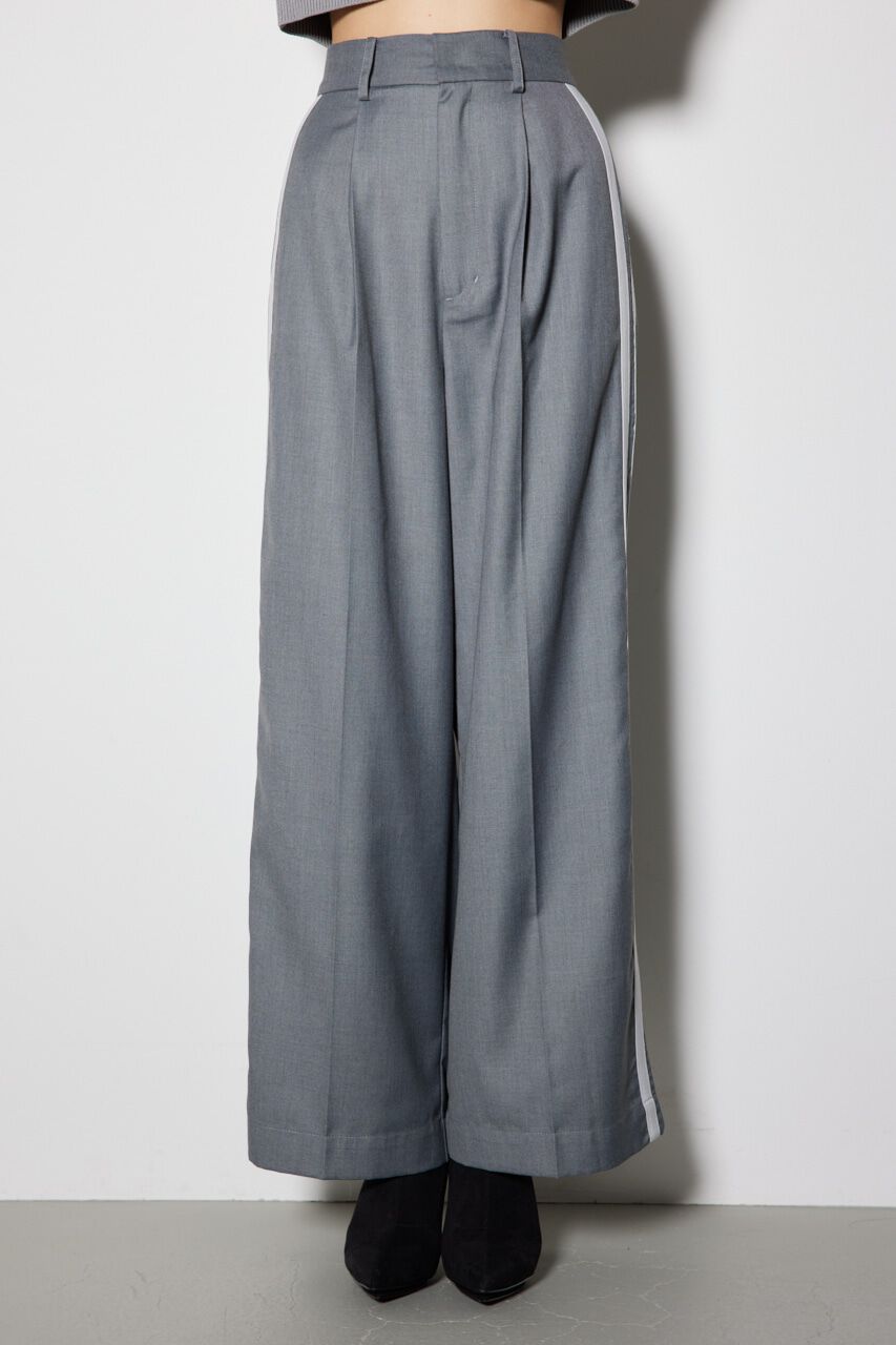 rienda「サイドWラインジャストウエスト パンツ」|その他|