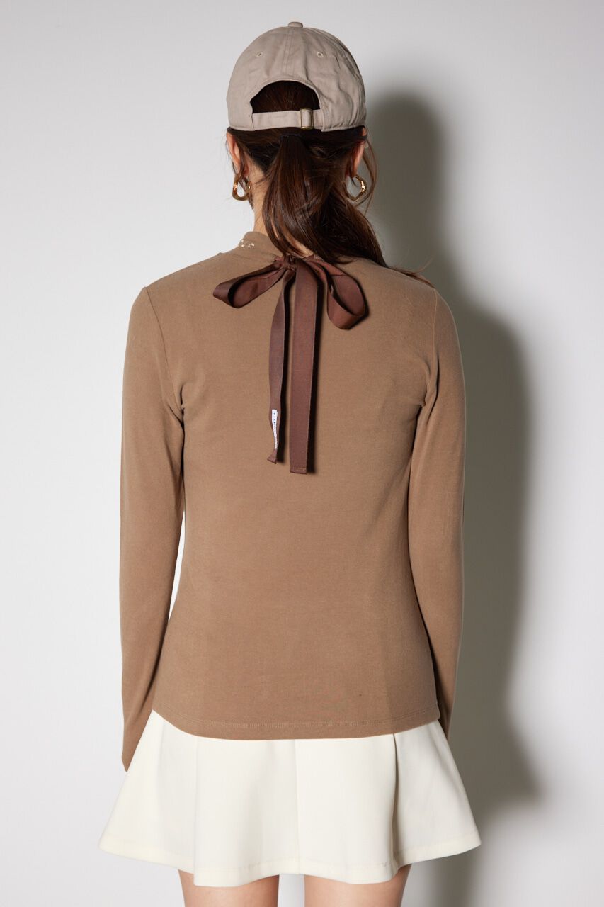 rienda「バックリボンカットトップス」|Tシャツ・カットソー|