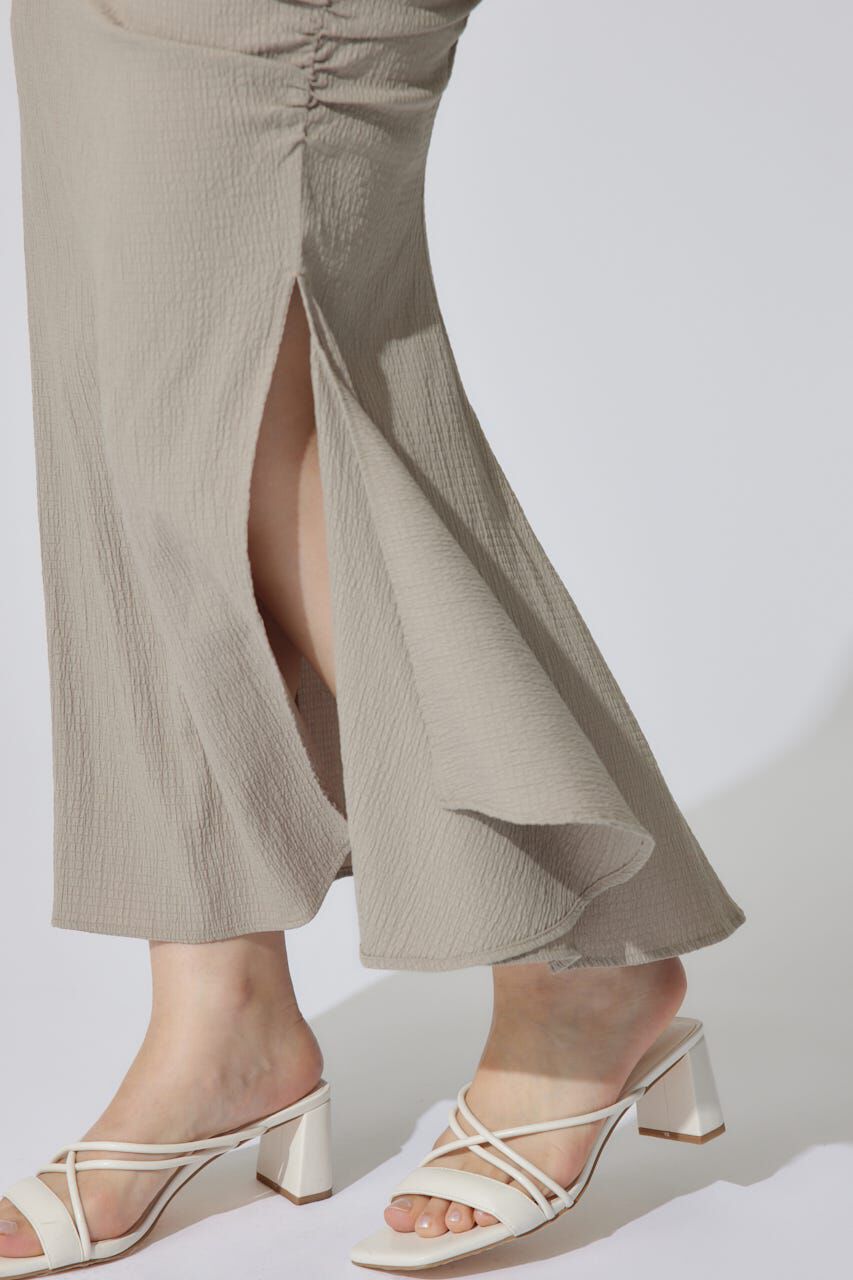 rienda「ギャザーマーメイドジャストウエストスカート」|スカート|