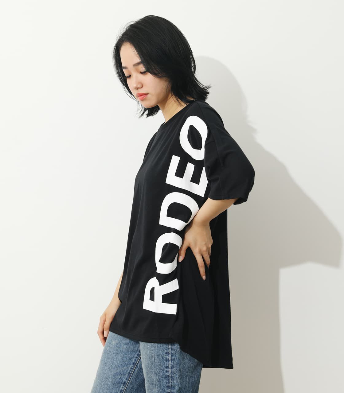 RODEO CROWNS「サイドロゴTシャツ」|Tシャツ・カットソー|