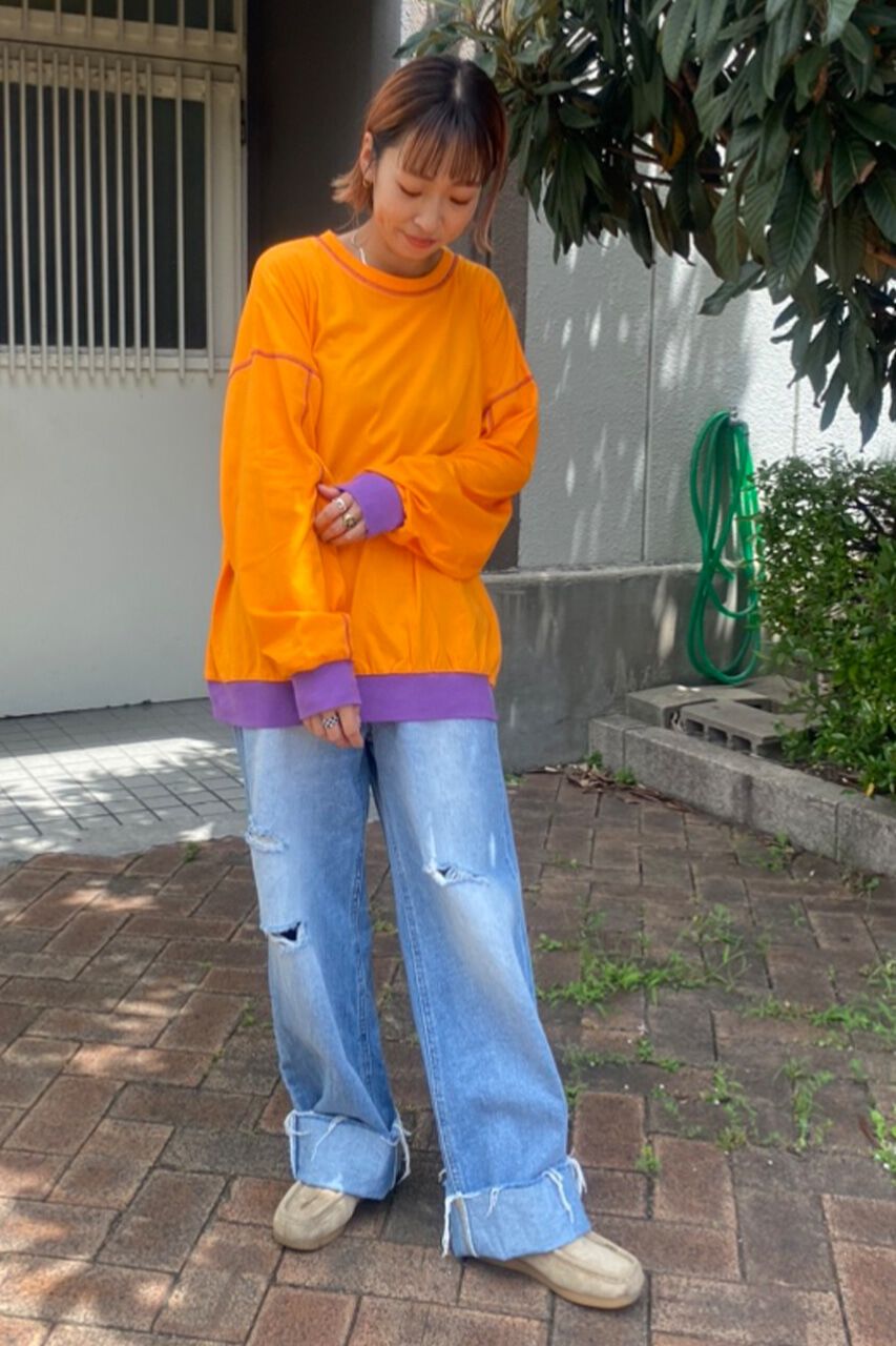 RODEO CROWNS「Color ステッチL/S Tシャツ」|Tシャツ・カットソー|