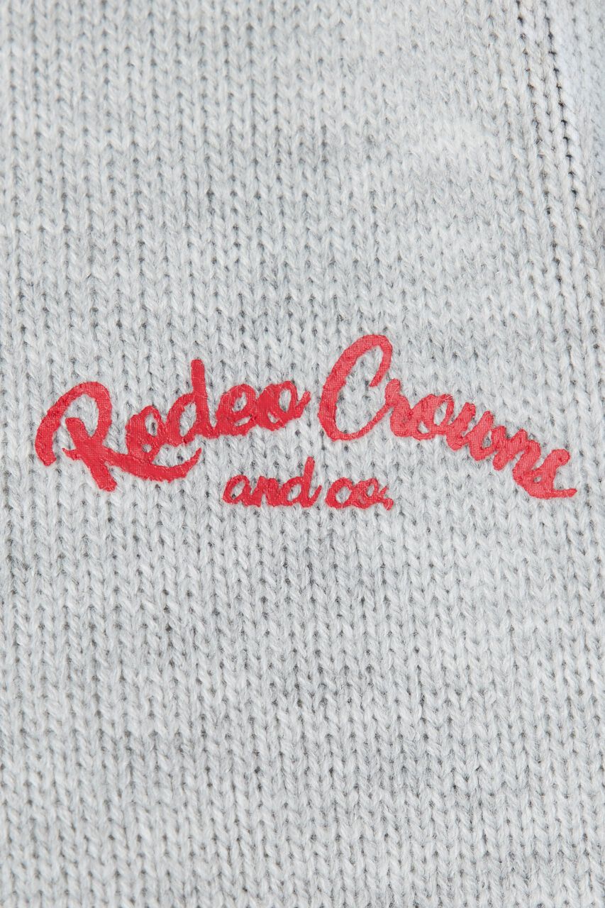 RODEO CROWNS「デニムロゴ ニット ワンピース」|ワンピース|