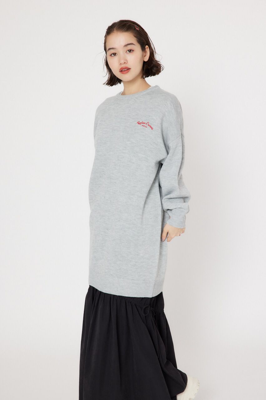 RODEO CROWNS「デニムロゴ ニット ワンピース」|ワンピース|