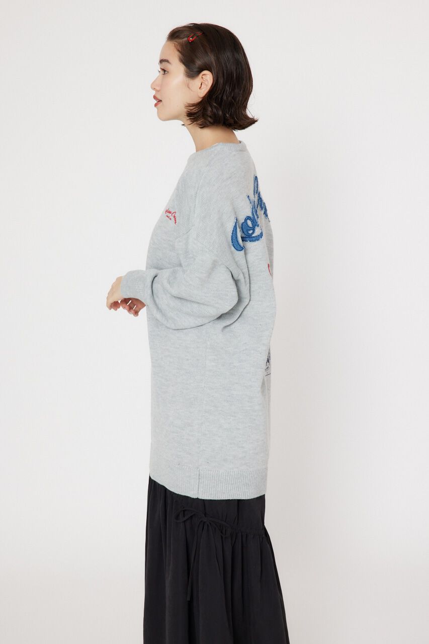 RODEO CROWNS「デニムロゴ ニット ワンピース」|ワンピース|