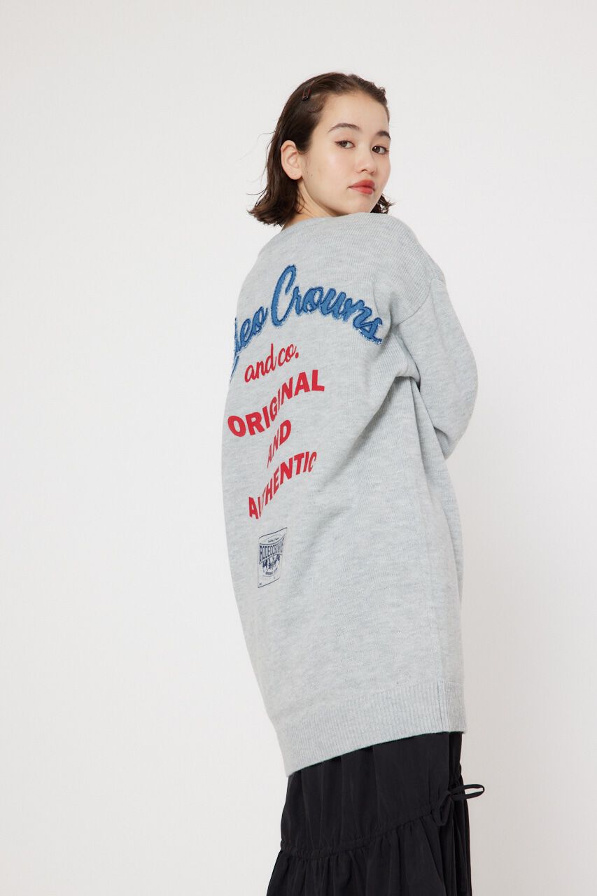 RODEO CROWNS「デニムロゴ ニット ワンピース」|ワンピース|