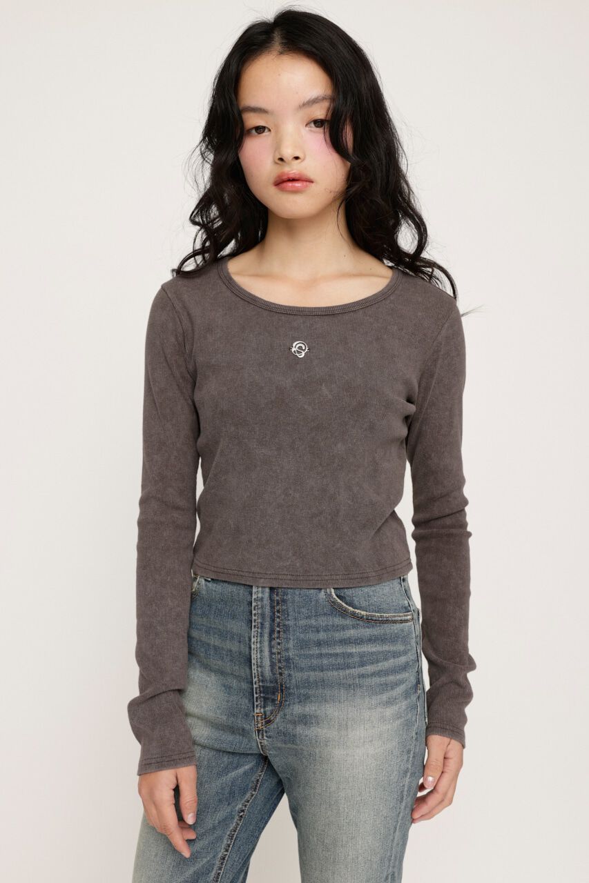 SLY「AGING COMPACT トップス」|Tシャツ・カットソー|BRN