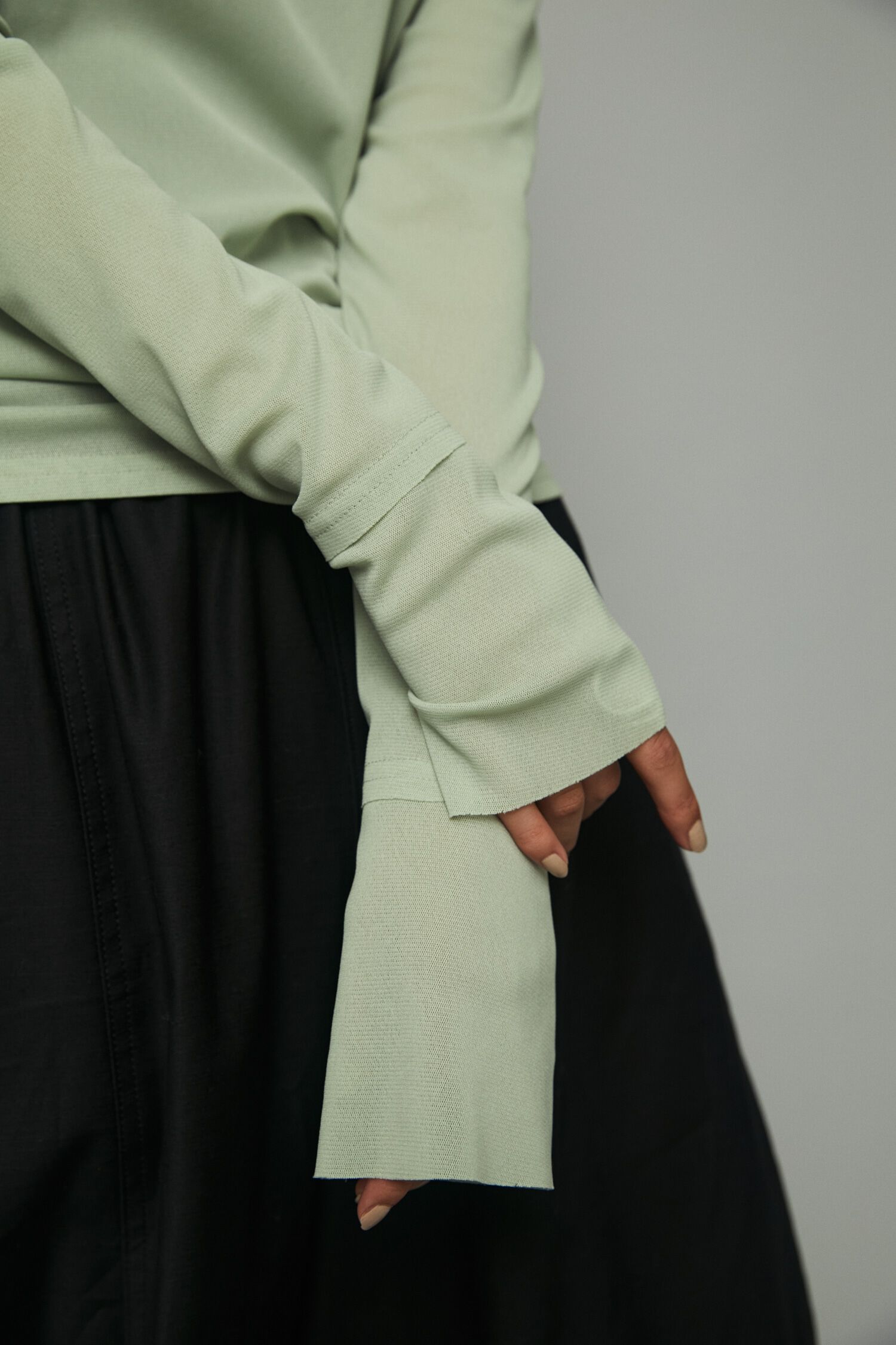 HeRIN.CYE「Crew neck mesh inner tops」|Tシャツ・カットソー|