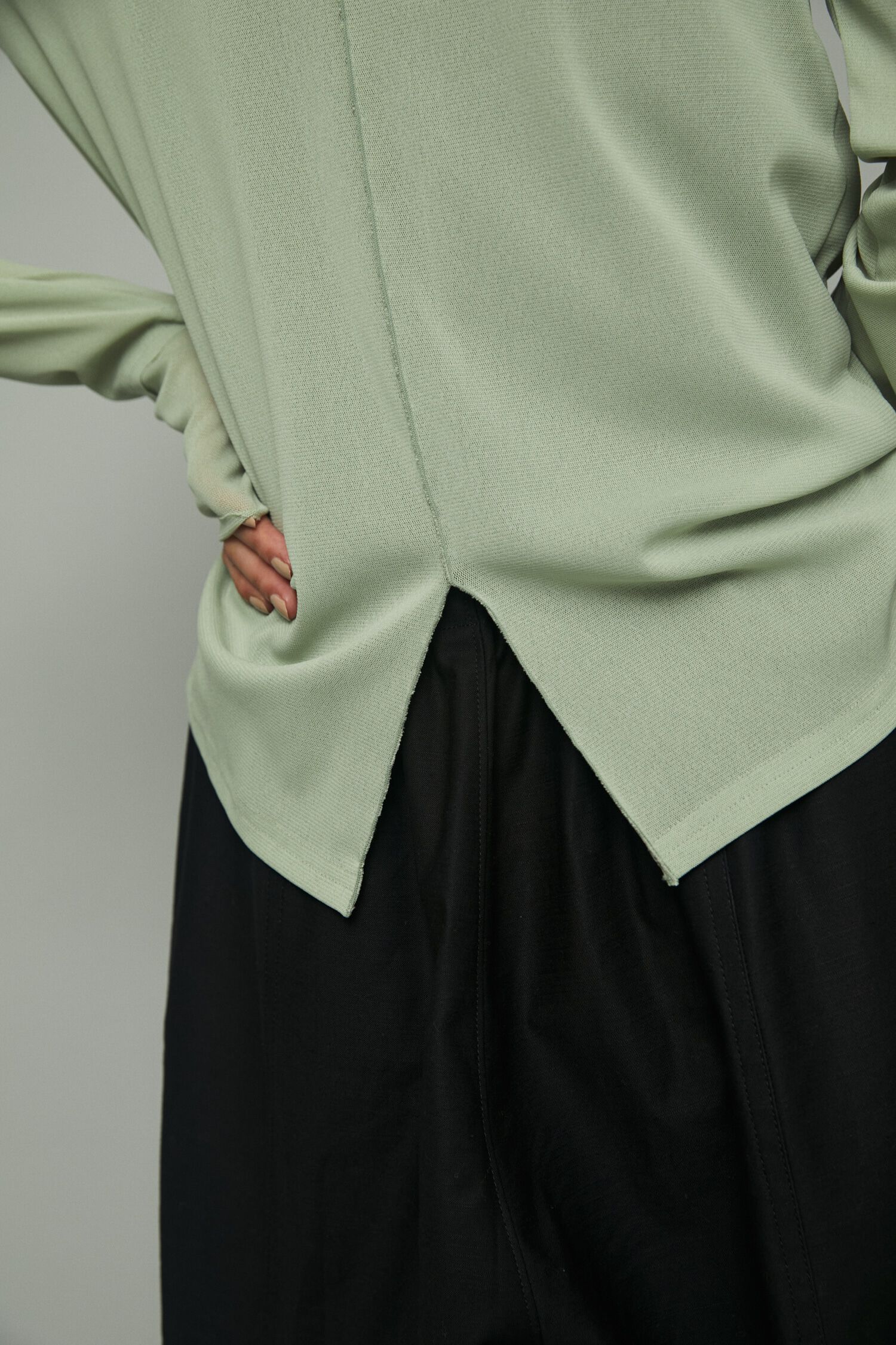 HeRIN.CYE「Crew neck mesh inner tops」|Tシャツ・カットソー|