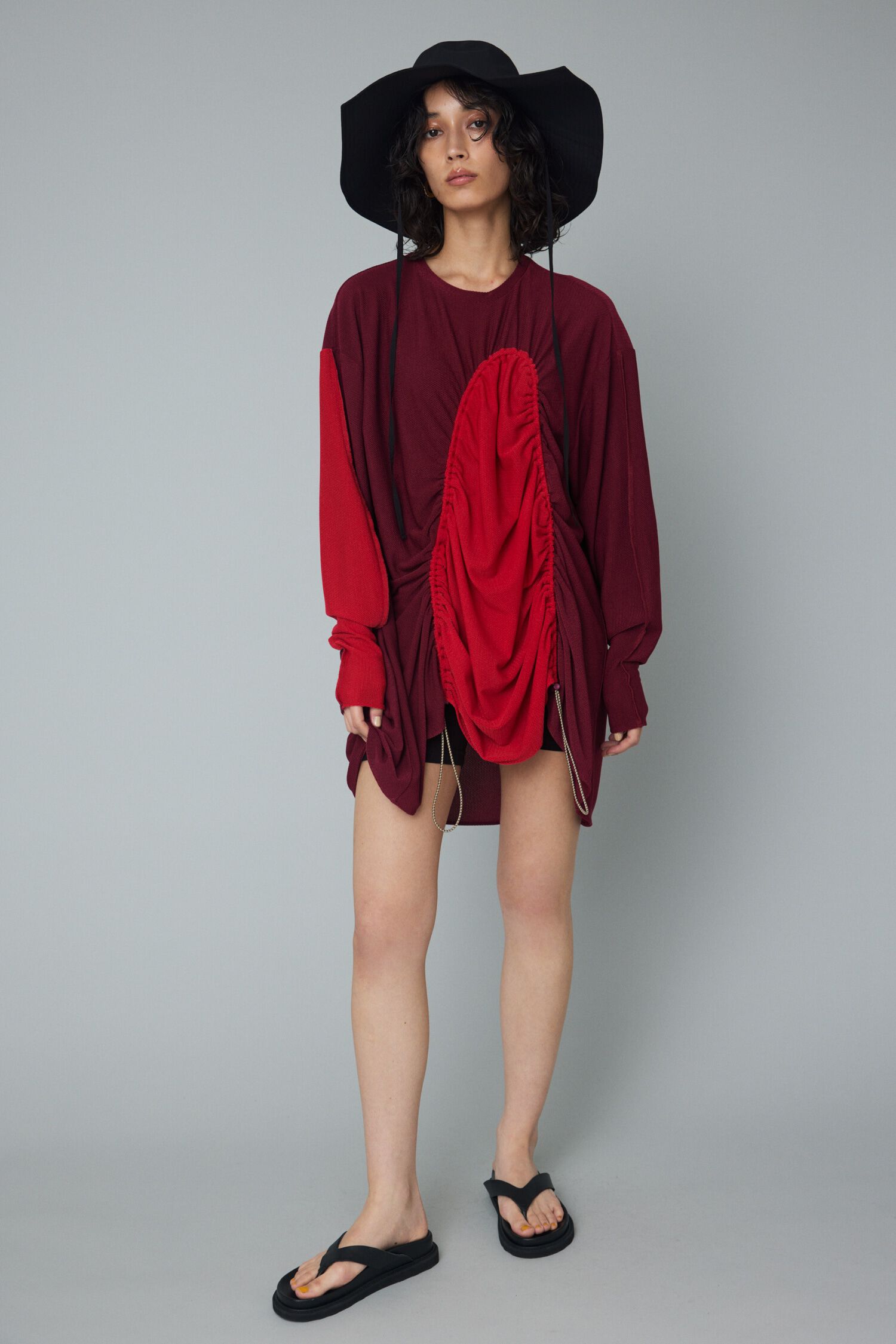 HeRIN.CYE「Squeeze flare tops」|Tシャツ・カットソー|