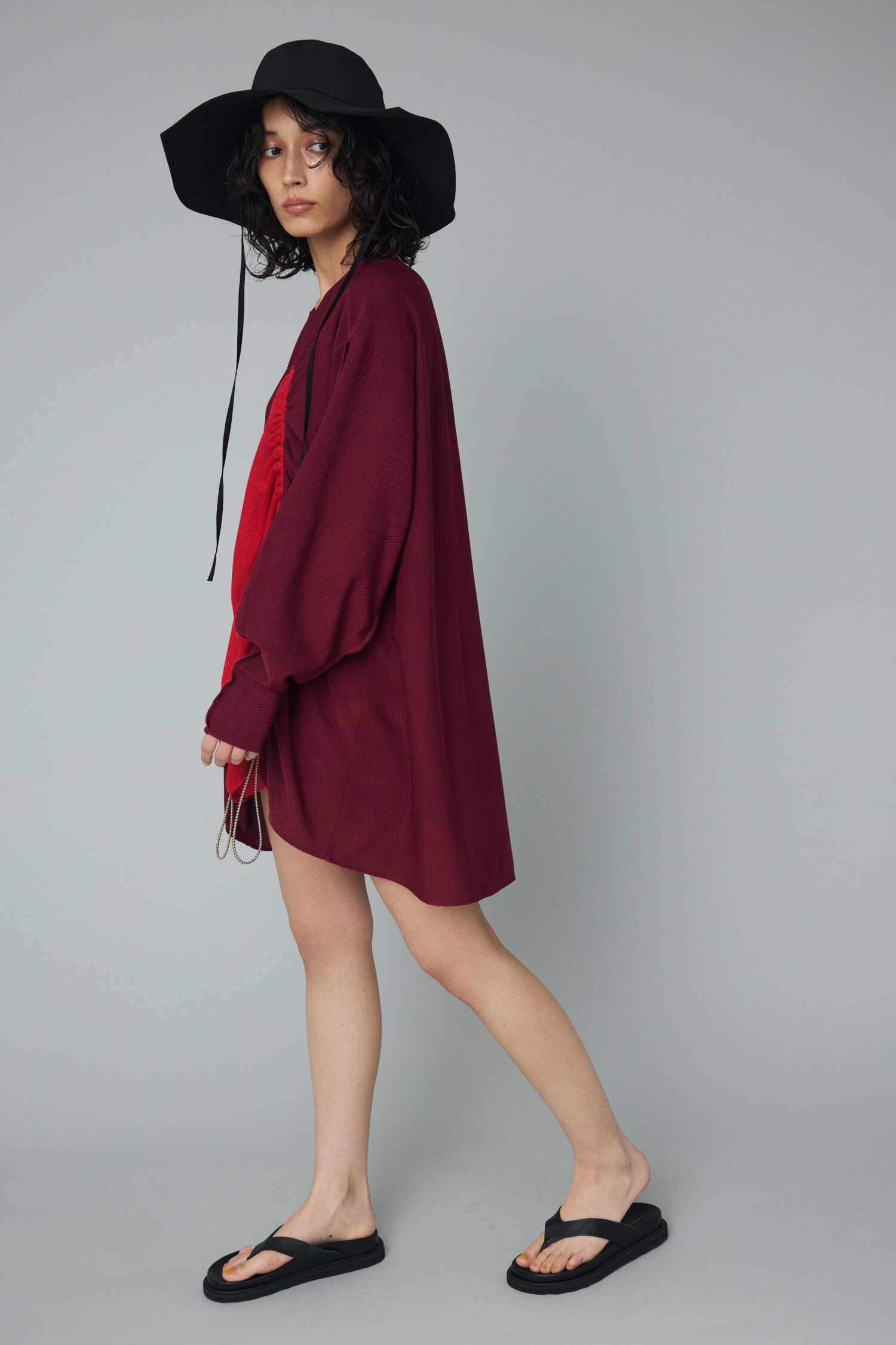 HeRIN.CYE「Squeeze flare tops」|Tシャツ・カットソー|