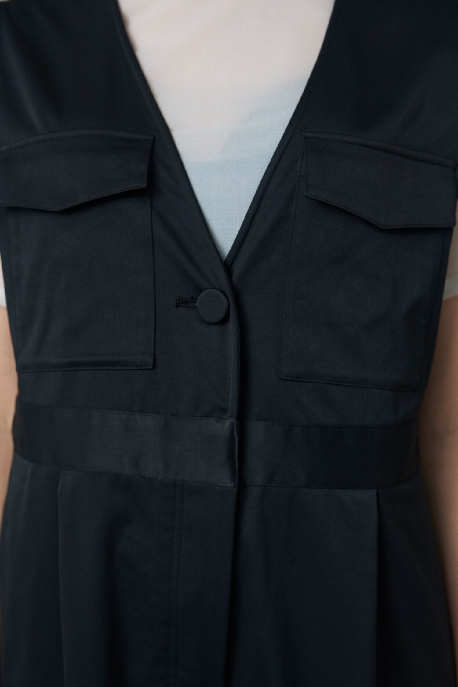 HeRIN.CYE「V neck all in one」|ワンピース|