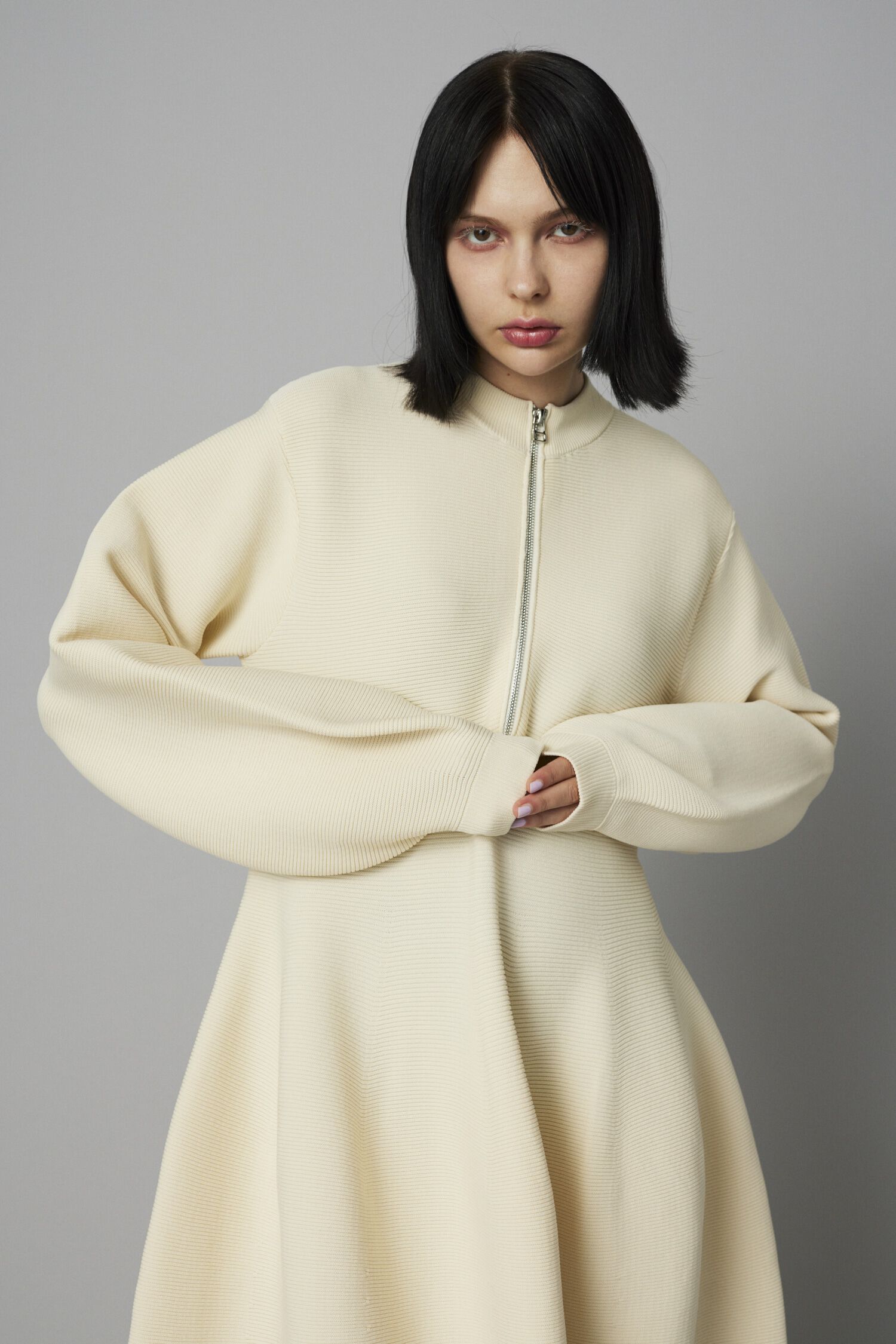 HeRIN.CYE「Front zip dress」|ワンピース|