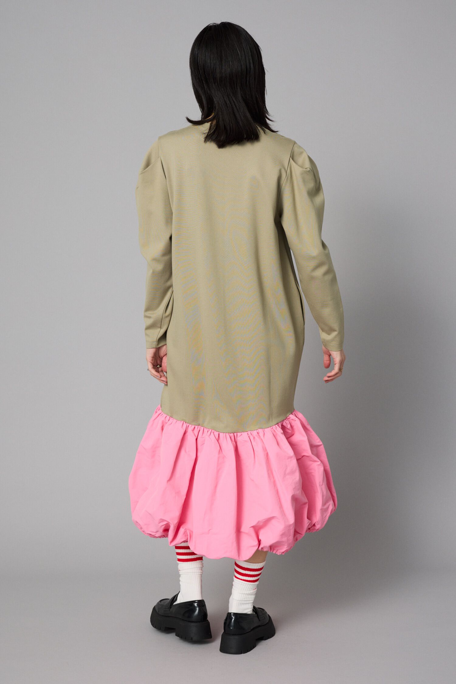 HeRIN.CYE「Balloon hem ponte dress」|ワンピース|