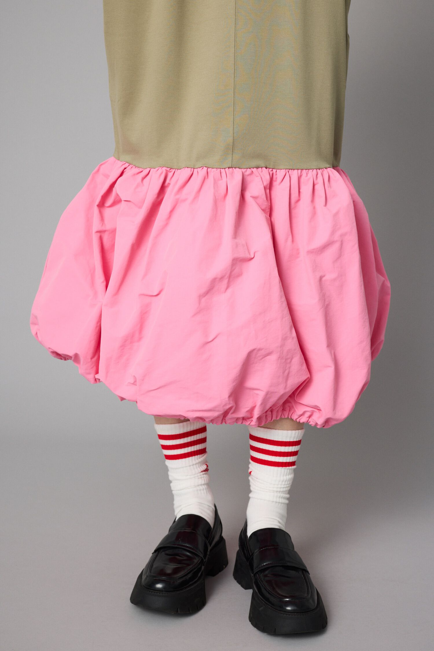 HeRIN.CYE「Balloon hem ponte dress」|ワンピース|