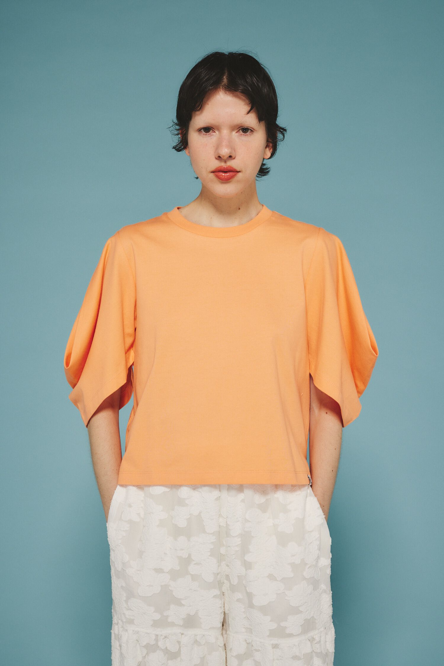 HeRIN.CYE「Tuck sleeve cut tops」|Tシャツ・カットソー|ORG