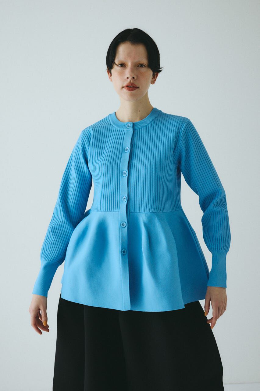 HeRIN.CYE「3way flare knit tops」|ニット・セーター|L/BLU1