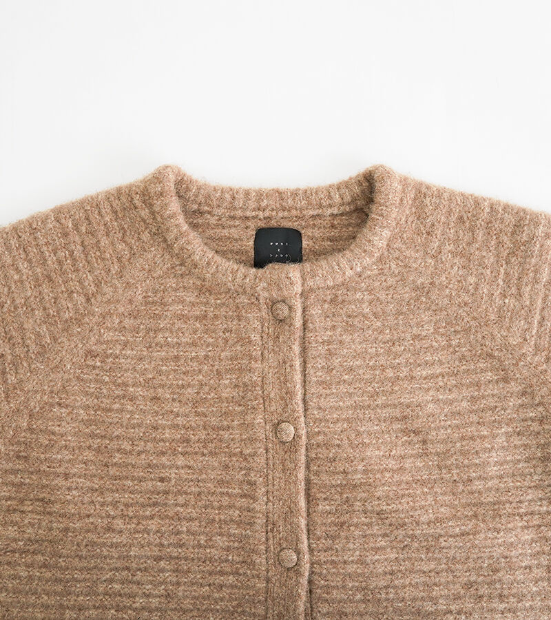 オオカミとフクロウ「オオカミとまるい羊のチャーミー」|カーディガン|