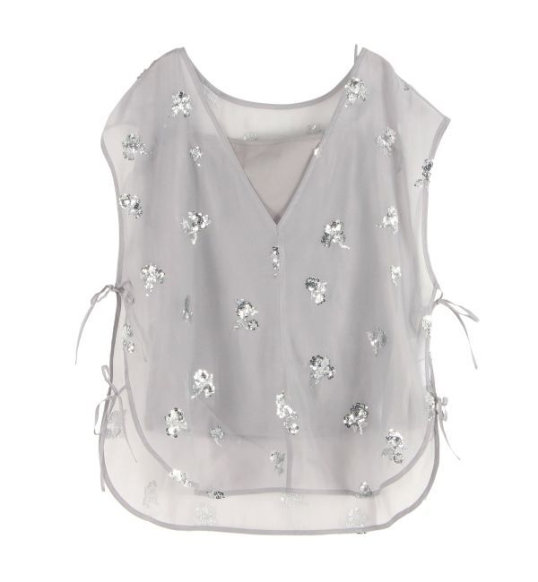 ELENDEEK「SPANGLE SHEER BL」|シャツ・ブラウス|
