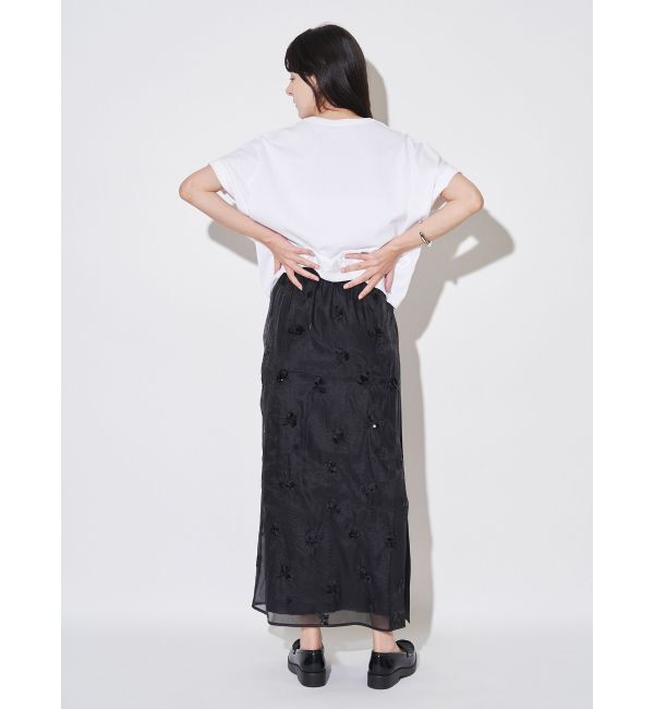 ELENDEEK「SPANGLE SHEER SK」|スカート|