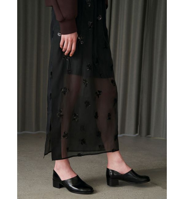 ELENDEEK「SPANGLE SHEER SK」|スカート|