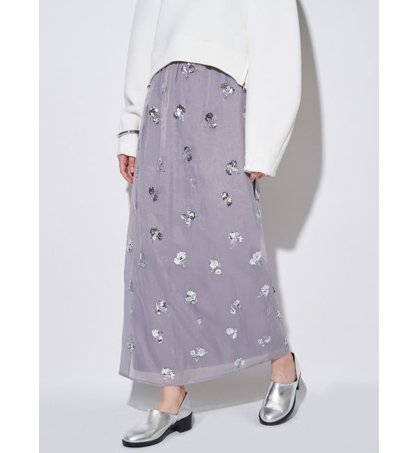 ELENDEEK「SPANGLE SHEER SK」|スカート|