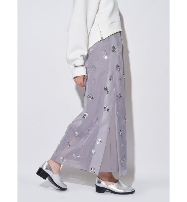 ELENDEEK「SPANGLE SHEER SK」|スカート|