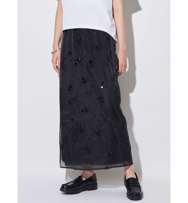 ELENDEEK「SPANGLE SHEER SK」|スカート|