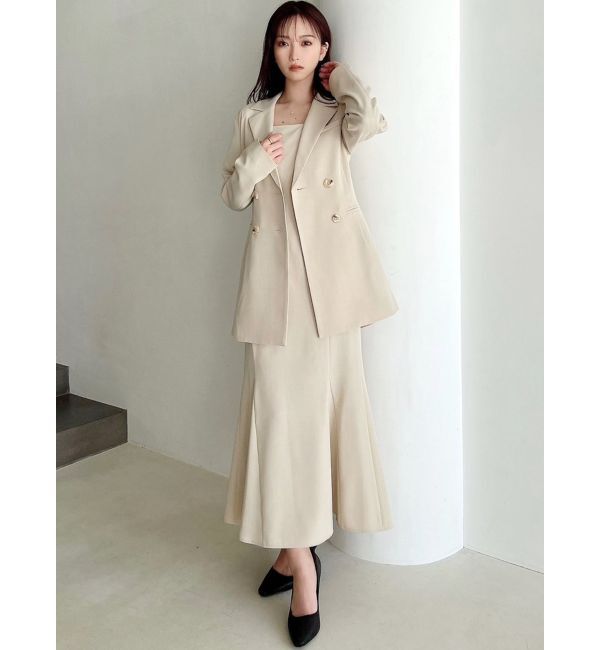 RESEXXY「【WEB限定】ウエストシェイプテーラージャケット【セットアップ着用可能】」|テーラードジャケット|