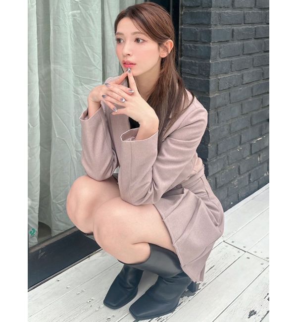 RESEXXY「クロップドジャケット【セットアップ着用可能】」|テーラードジャケット|