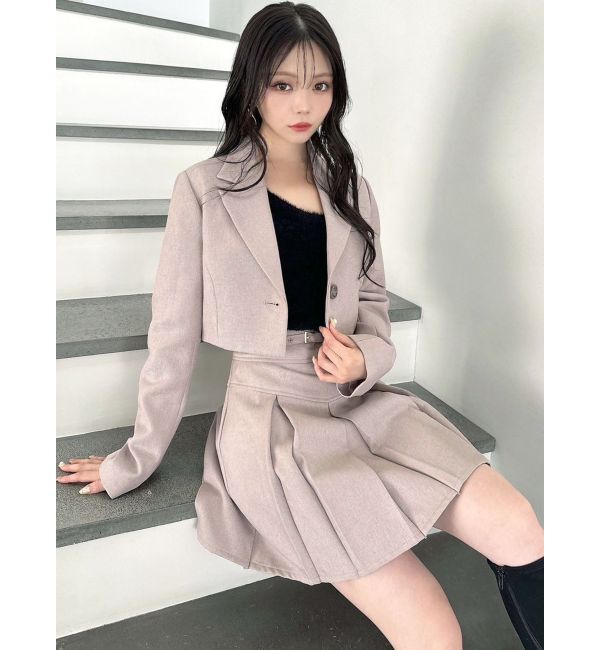 RESEXXY「クロップドジャケット【セットアップ着用可能】」|テーラードジャケット|