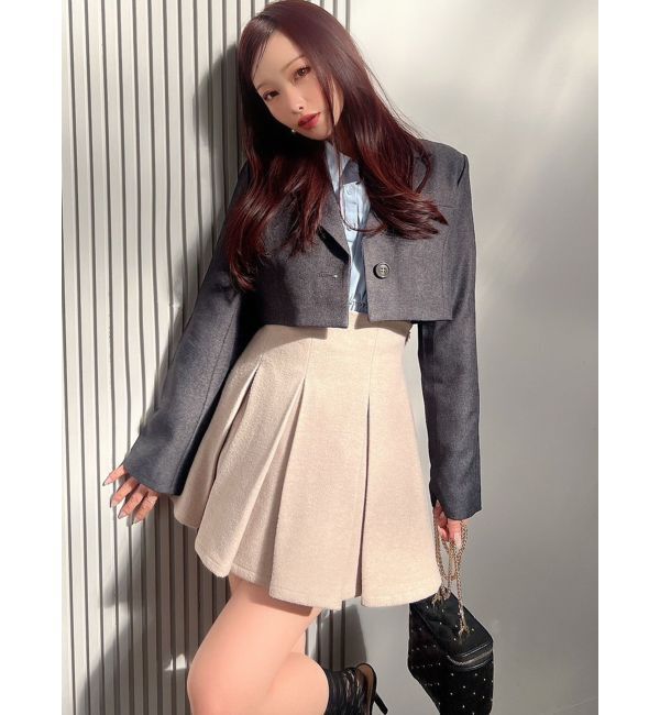 RESEXXY「クロップドジャケット【セットアップ着用可能】」|テーラードジャケット|