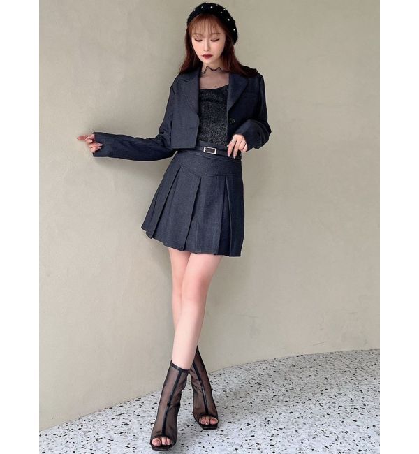 RESEXXY「クロップドジャケット【セットアップ着用可能】」|テーラードジャケット|