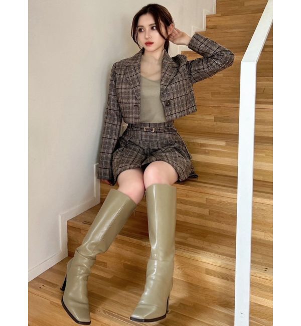 RESEXXY「クロップドジャケット【セットアップ着用可能】」|テーラードジャケット|