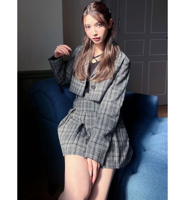 RESEXXY「クロップドジャケット【セットアップ着用可能】」|テーラードジャケット|