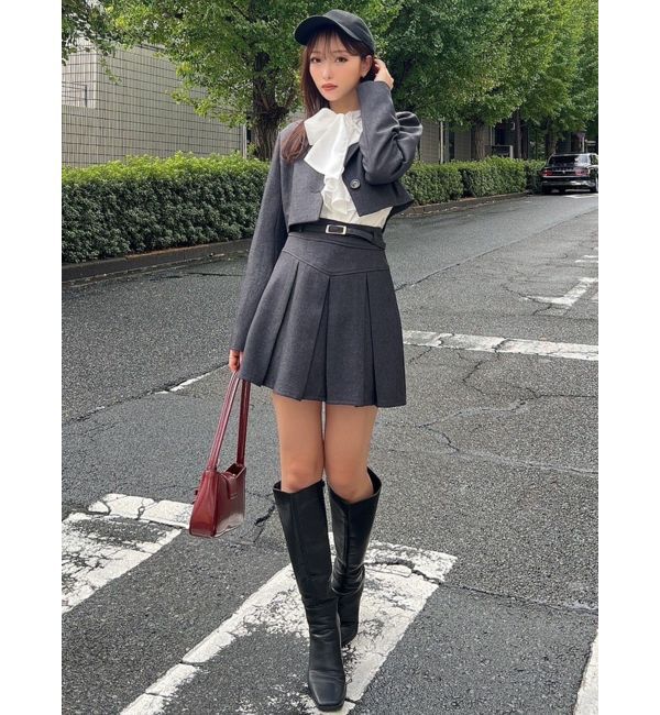 RESEXXY「クロップドジャケット【セットアップ着用可能】」|テーラードジャケット|