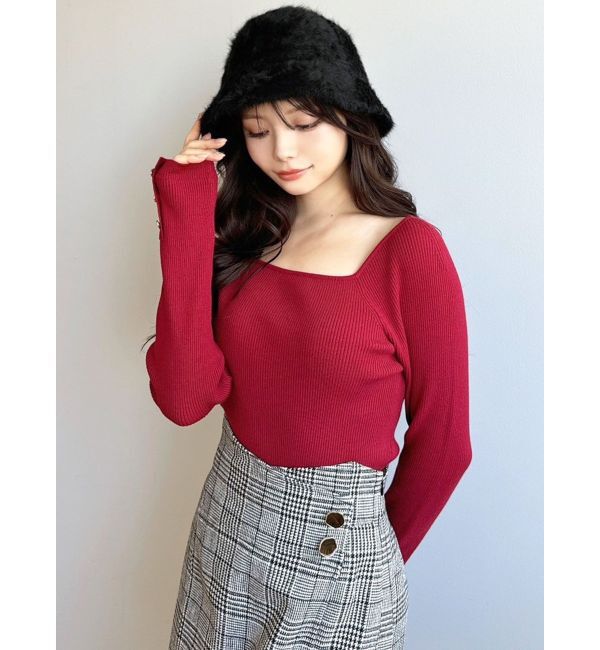 RESEXXY「シンプルデザインニットトップス」|ニット・セーター|