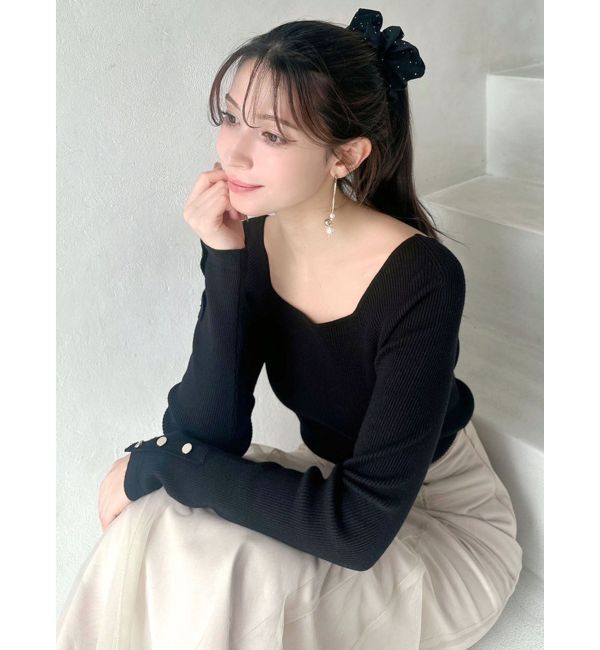 RESEXXY「シンプルデザインニットトップス」|ニット・セーター|