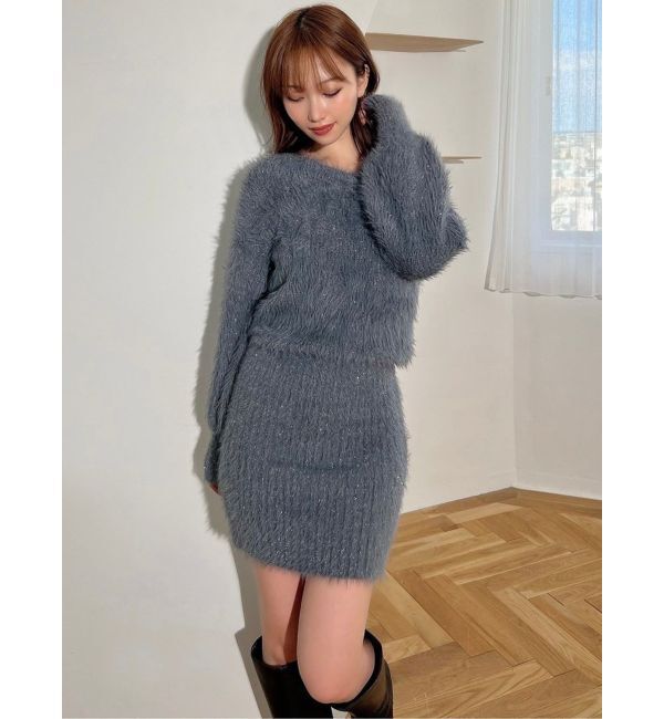 RESEXXY「ラメシャギーミニワンピース」|ワンピース|