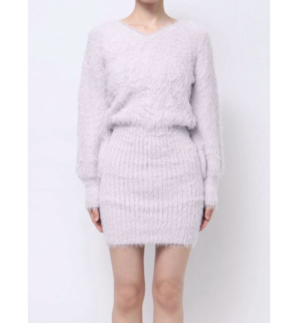 RESEXXY「ラメシャギーミニワンピース」|ワンピース|