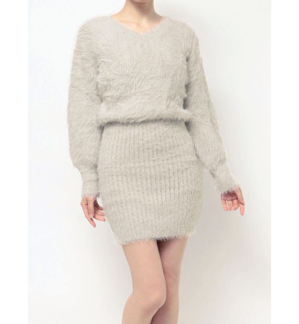 RESEXXY「ラメシャギーミニワンピース」|ワンピース|