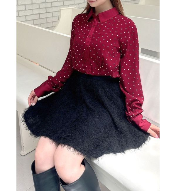 RESEXXY「ハートバルーンブラウス」|シャツ・ブラウス|レッド