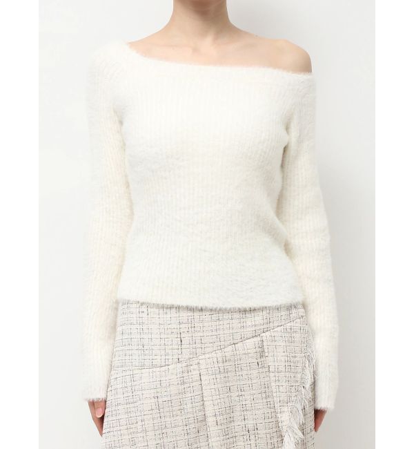 RESEXXY「ミニシャギーワンショルニットトップス」|ニット・セーター|