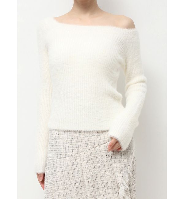 RESEXXY「ミニシャギーワンショルニットトップス」|ニット・セーター|