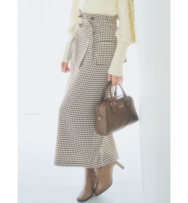 dazzlin「ペプラムデザインIラインスカート」|スカート|