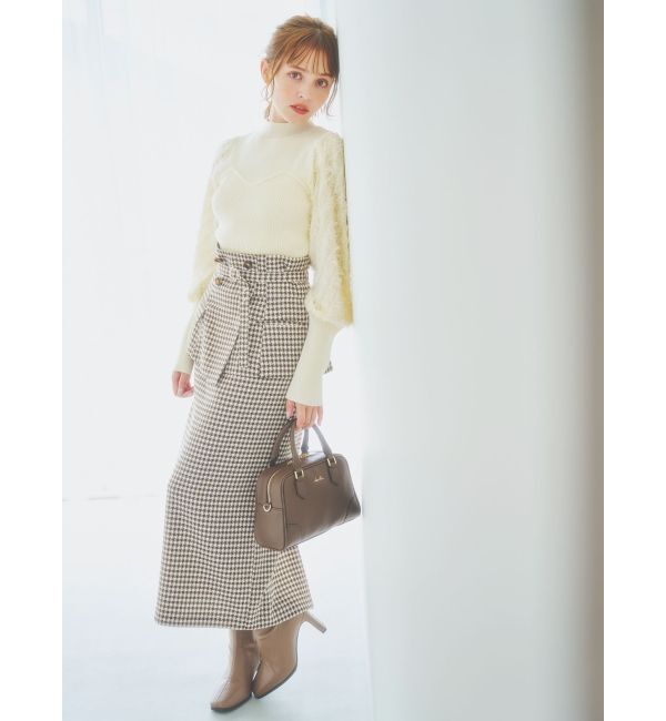 dazzlin「ペプラムデザインIラインスカート」|スカート|