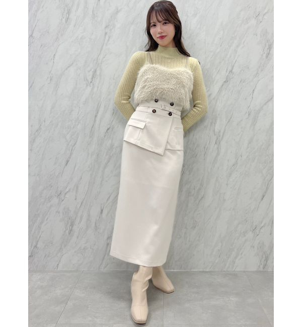 dazzlin「ペプラムデザインIラインスカート」|スカート|