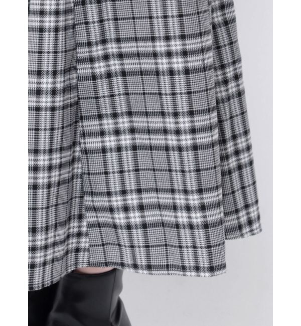 dazzlin「ビッグカラーチェックコルセットワンピース」|ワンピース|